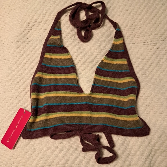 Beginning Boutique Summit Crop Top Size M US 6 / UA 10 - Picture 4 of 11